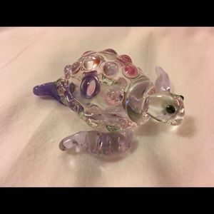 Flamework glass turtle